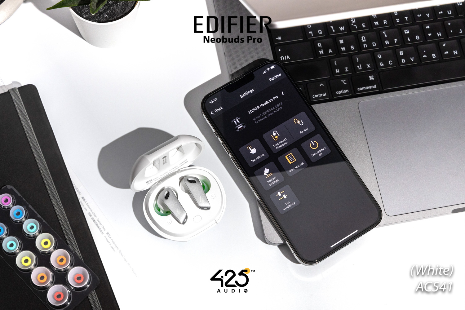 edifier neobuds pro,edifier,หูฟัง,true wireless,หูฟังไร้สาย,ip54,high-res,ตัดเสียงรบกวน,active noise cancelling,game mode,bluetooth,5.0