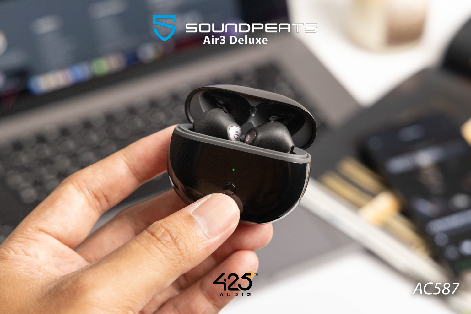 SoundPEATS Air3 Deluxe,true wireless,หูฟังไร้สาย,หูฟังบลูทูธ,earbuds,แบตเตอรี่อึด,ใส่สบาย,ออกกำลังกาย