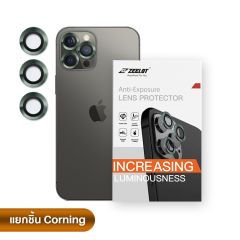 Zeelot Lens Protector ( กระจกกันรอยเลนส์กล้อง iPhone 12 Pro Max )-Green (เขียว)