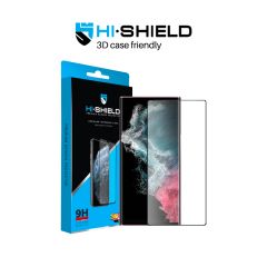 Hishield 3D Case Friendly Tempered Glass Black ฟิล์มกระจก S22 Ultra