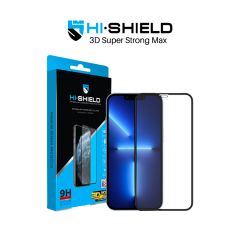 Hishield 3D Super Strong Max Black (ฟิล์มกระจก iPhone 13 แบบเต็มจอขอบโค้ง)