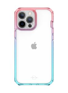 ITSKINS Supreme Prism เคส iPhone 13 Pro Max / iPhone 12 Pro Max - Light Pink and Light Blue