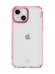 ITSKINS Hybrid Clear Pink and Transparent - เคส iPhone 13