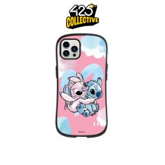 iFace First Class Disney Stitch Collection Ohana Means Family เคส iPhone 13 Pro Max - Stitch & Angel