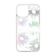 Kate Spade Protective Hardshell เคส iPhone 13 - Daisy Iridescent Foil