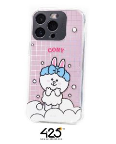 LINE FRIENDS Light Up เคส iPhone 13 Pro Max - BF Bath Time Cony
