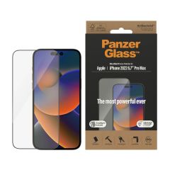 PanzerGlass Ultra Wide Fit with Applicator - ฟิล์มกระจกนิรภัย iPhone 14 Pro Max แบบเต็มจอ