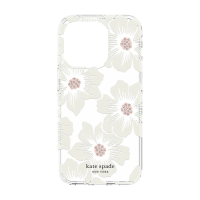 KATE SPADE Protective Hardshell Hollyhock Floral Clear เคส iPhone 14 Pro