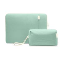 Tomtoc Lady Sleeve with Jelly accessories pouch  ซองกระเป๋า Macbook / Laptop ขนาด 14 นิ้ว และ กระเป๋าเก็บ accessories ขนาดพกพา - Turquoise