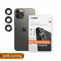 Zeelot Lens Protector ( กระจกกันรอยเลนส์กล้อง iPhone 12 Pro )-Black (ดำ)