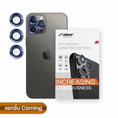 Zeelot Lens Protector ( กระจกกันรอยเลนส์กล้อง iPhone 12 Pro Max )-Navy Blue (นํ้าเงินเข้ม)