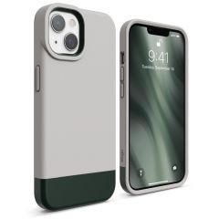 Elago Glide Case เคส iPhone 13 - Stone/Dark Green