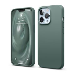 Elago Soft Silicone Case เคส iPhone 13 Pro - Midnight Green