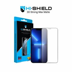 Hishield 3D Strong Max Matte (ฟิล์มกระจก iPhone 13 Pro Max แบบเต็มจอขอบโค้ง)