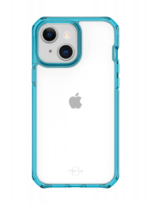 ITSKINS Supreme Clear เคส iPhone 13 - Light blue and Transparent