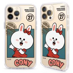 Line Friends Clear Jelly เคส iPhone 13 - Cony