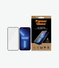 PanzerGlass Case Friendly Anti Glare Black - ฟิล์มกระจก IPHONE 13 Pro Max แบบเต็มจอขอบโค้ง