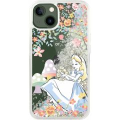 The Hood Liquid Glitter เคส iPhone 13 - Alice & Flower Garland