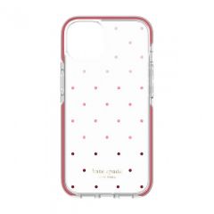 Kate spade Defensive Hardshell เคส iPhone 13 Pro Max - Pin Dot Ombre Pink