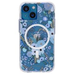 Case-Mate Rifle Paper with Magsafe เคส iPhone 13-Garden Party Blue