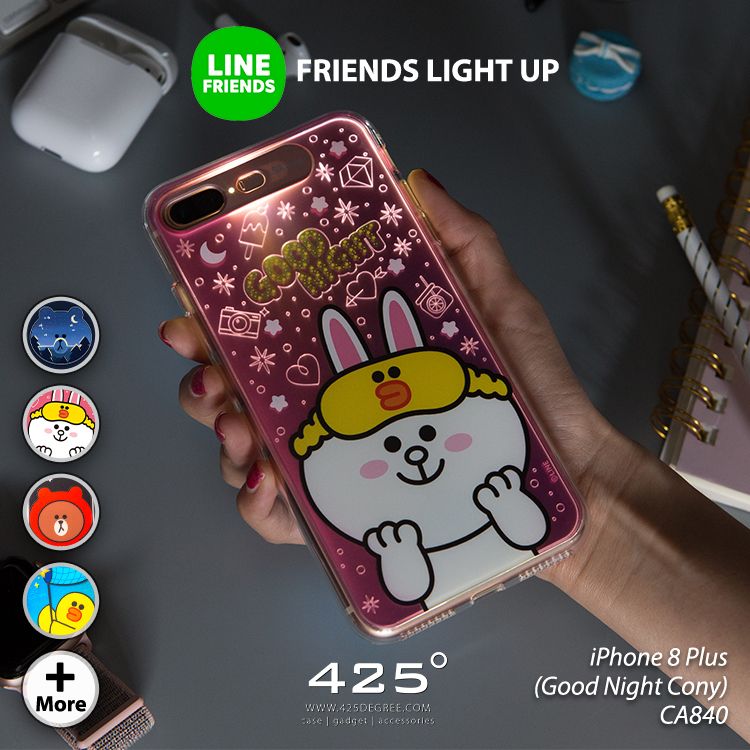 Line Friends Light Up Case เคส iPhone Plus/ Plus รีวิวชัด คัดของดี  สั่งง่าย ส่งไว ได้ของชัวร์