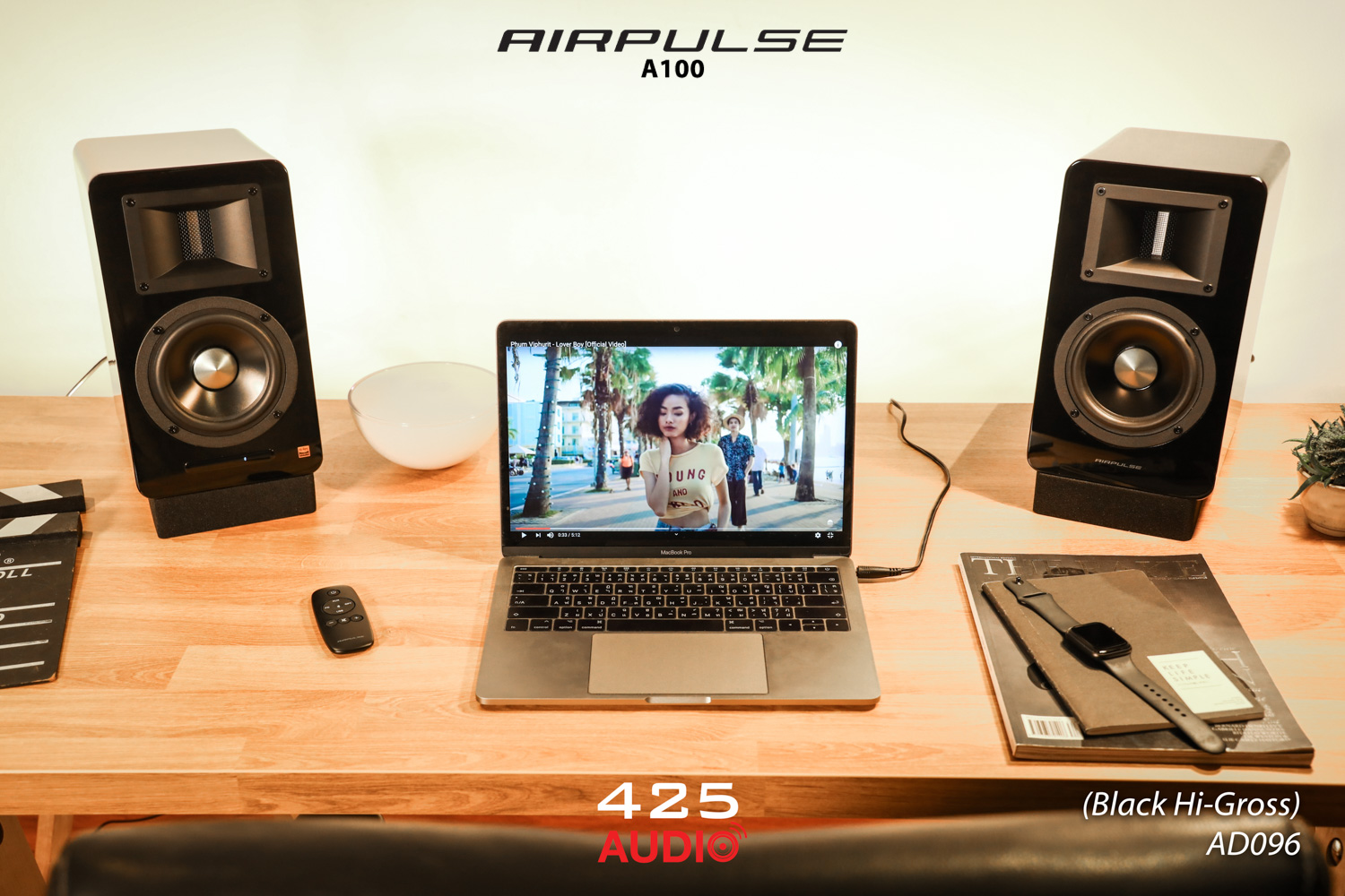 Airpulse A100,ลำโพงคอม,ลำโพงบ้าน,AUX,bluetooth,aptx,ribbon driver,เสียงดี,active speaker,คุ้มค่า,Hi-Fi,ลำโพง bookshelf,ลำโพง USB,ลำโพง stereo 