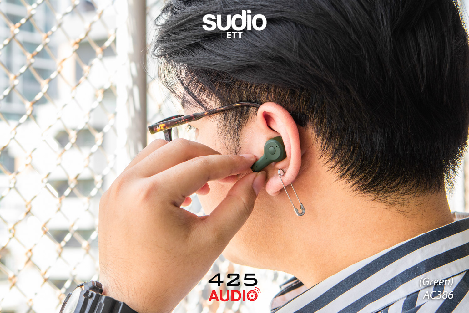 sudio ett,หูฟังไร้สายฯ,หูฟัง true wireless,ดีไซน์สวย,active noise cancelling,bluetooth 5.0,ipx5,ดูดเสียงรอบข้าง,กันเสียงรอบข้าง,กันนํ้า,ใส่ออกกำลังกายได้,ไมค์ 4 ตัว